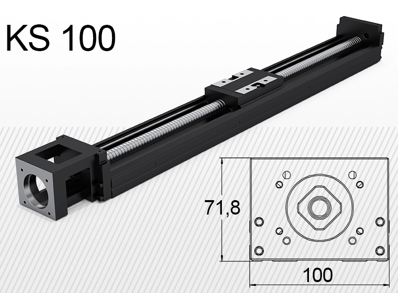Limon KS 100 тип навантаження до 39200N* хід: 828-1228мм