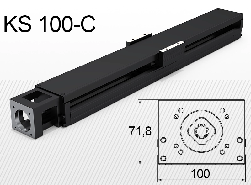 Limon KS 100-C тип навантаження до 39200N* хід: 828-1228мм