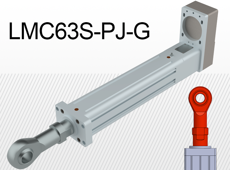 Limon LMC63S-PJ-G тип з шарнірною головкою з боковим приводом