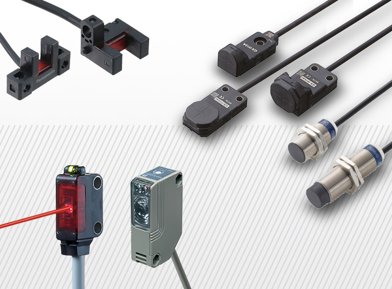 Датчики, світлові завіси PLC, HMI