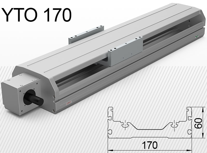 YTO 170<br />Навантаження до 45кг*<br />Хід: 100-3200мм