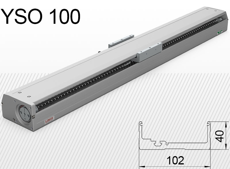 YSO 100 Нагрузка до 18-50кг** Хід: 100-1050мм