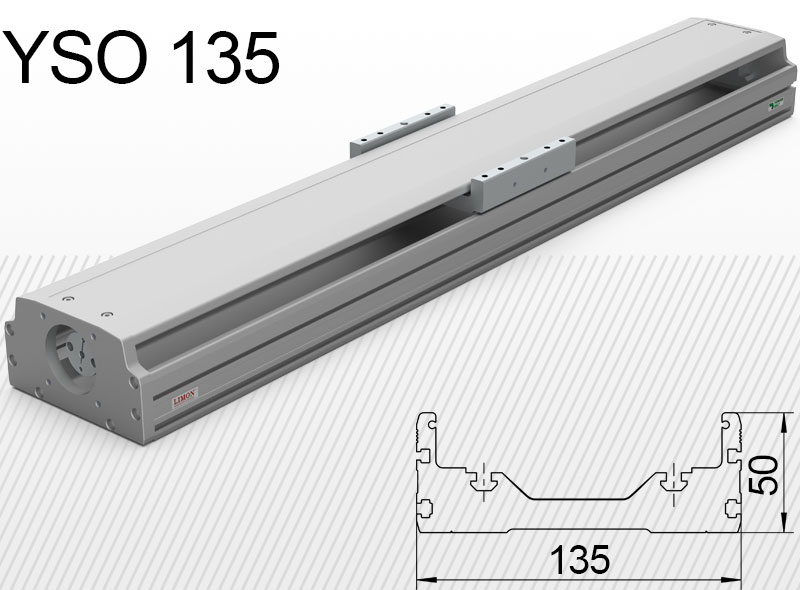 YSO 135<br />Нагрузка до 45-100кг**<br />Хід: 100-1250мм