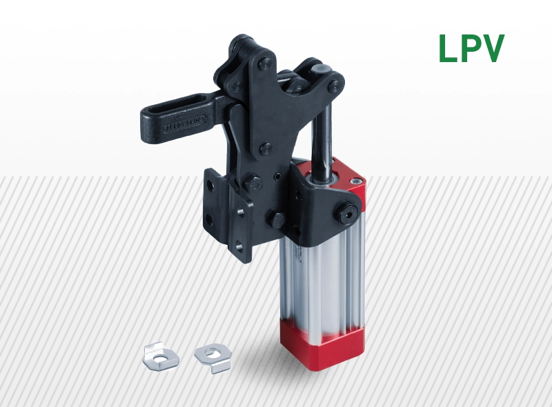LPV тип, пневматичні притискачі heavy duty