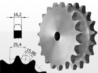 Тип 16B  1'' X 17,02 mm