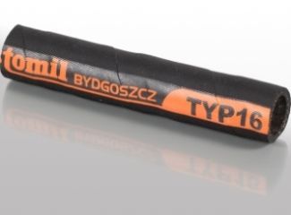 Гумовий нафтостійкий шланг 6-16bar +80°C