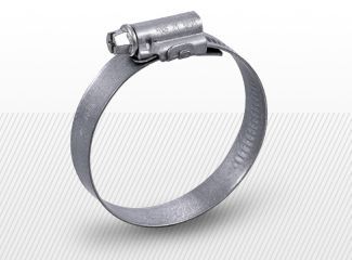 Хомут червячний 12 mm з гальванізованої сталі W1