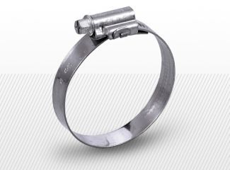 Хомут червячний 12 mm з оцинкованої сталі W2